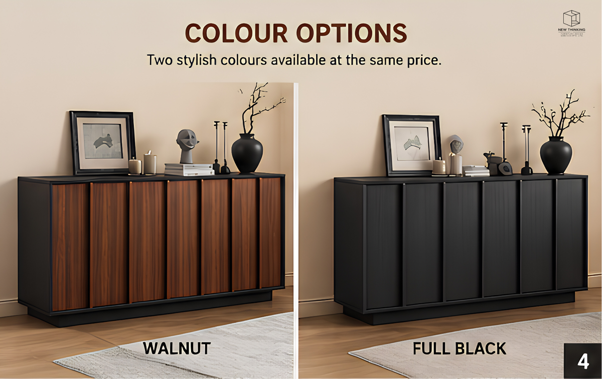 Solid Wood Multi-Purpose Storage Cabinet | Shoe Cabinet | Sideboard | Tea Cabinet