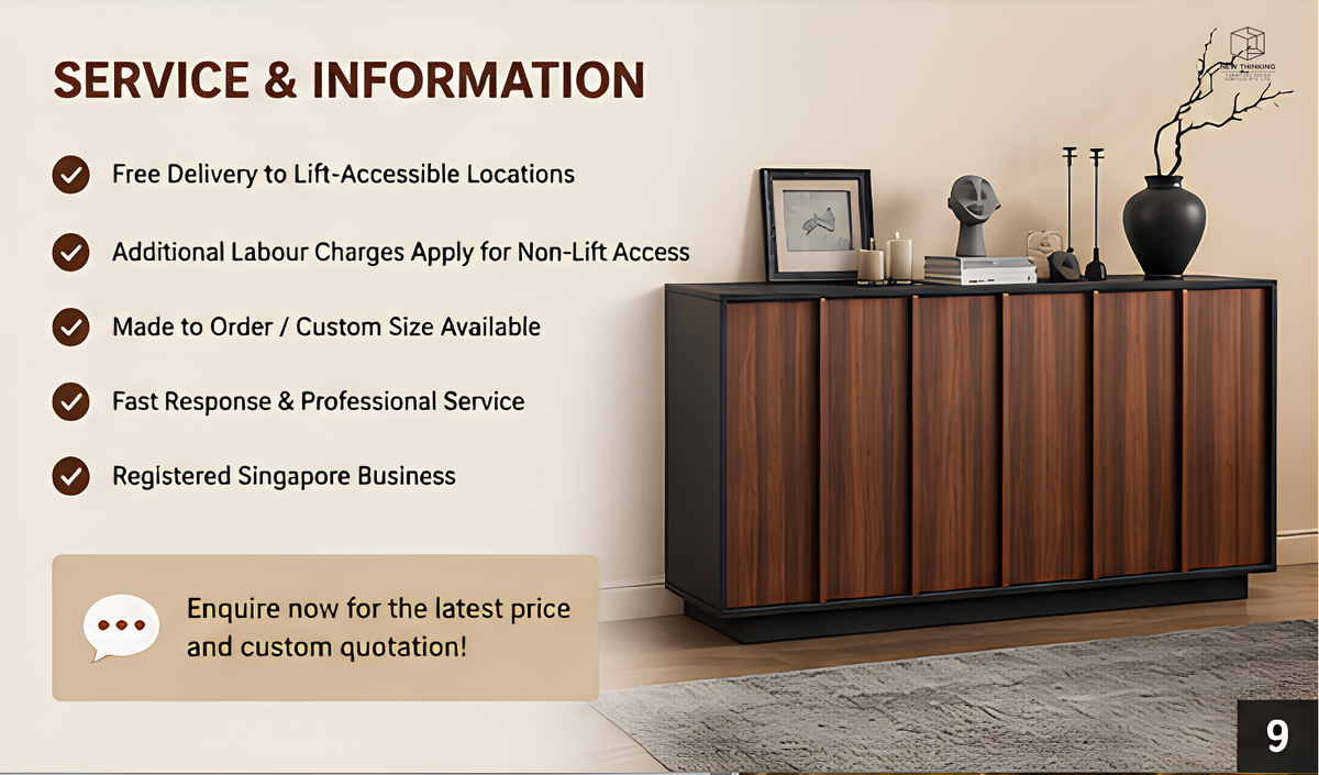 Solid Wood Multi-Purpose Storage Cabinet | Shoe Cabinet | Sideboard | Tea Cabinet
